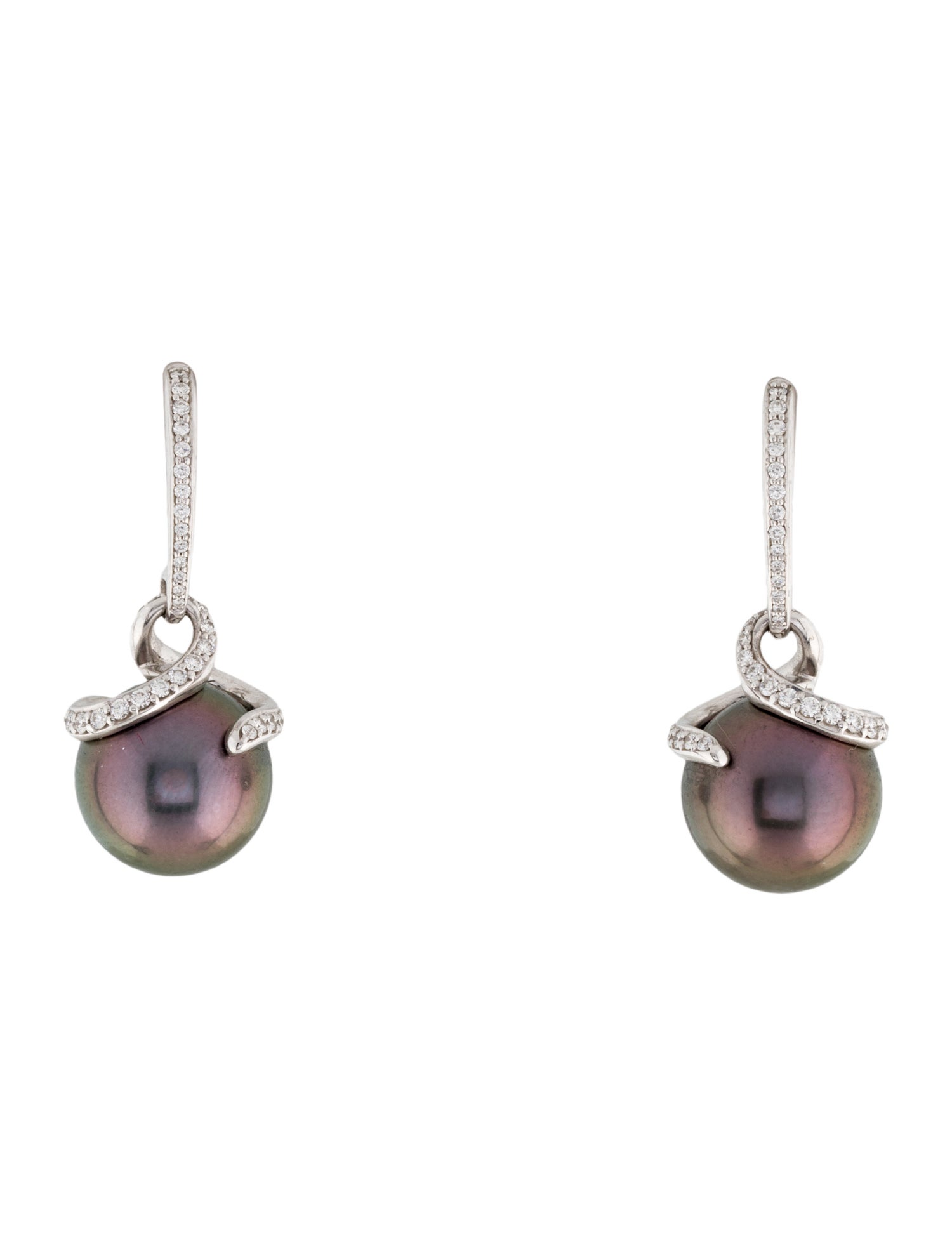 Hermès 18K Diamond Adage Pendant Earrings - 18K Rose Gold