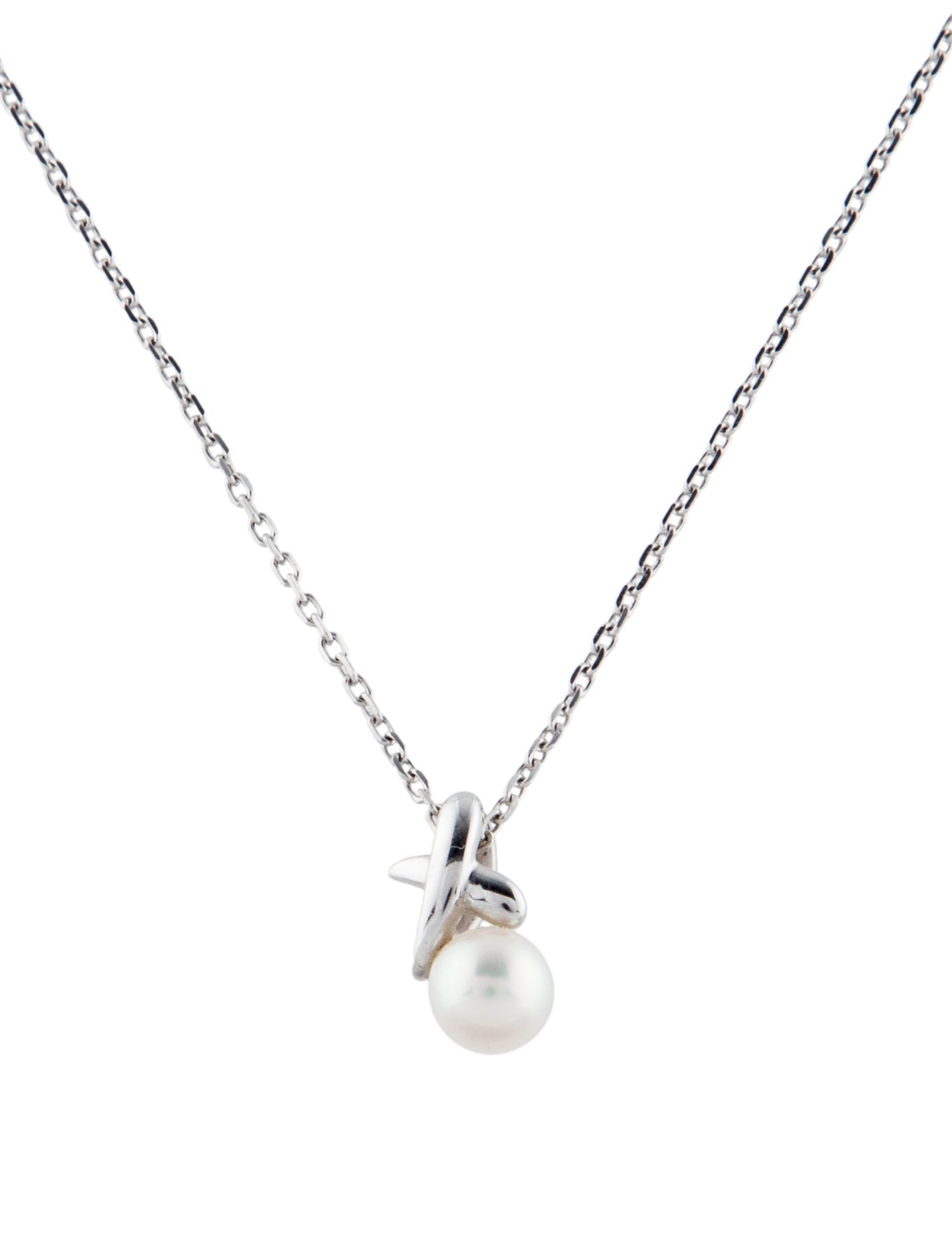 Mikimoto 18K Pearl Pendant Necklace