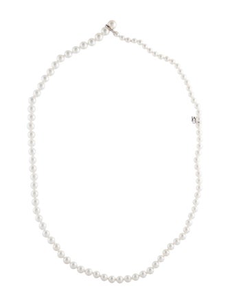 Mikimoto 18K Pearl Classic Graduated Lariat Necklace