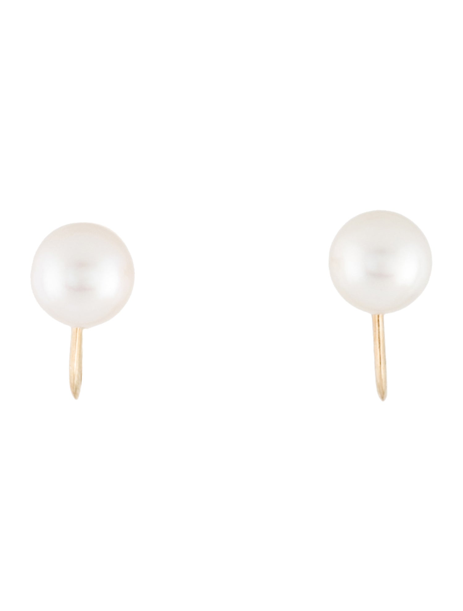 Mikimoto 14K Cultured Pearl Clip-On Earrings
