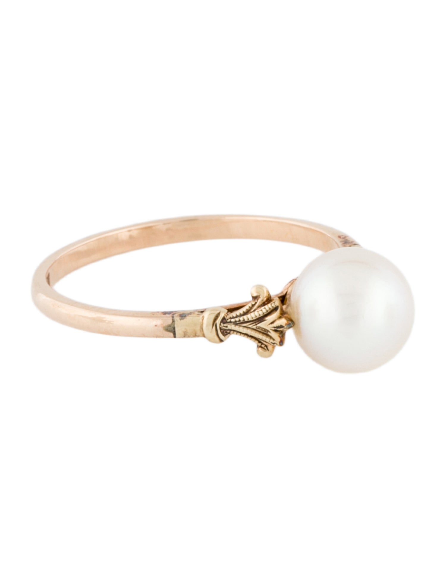 Mikimoto 14K Pearl Cocktail Ring