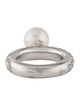 Mikimoto 18K Pearl & Diamond Ring