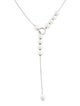 Mikimoto 18K Pearl & Diamond Motion Necklace