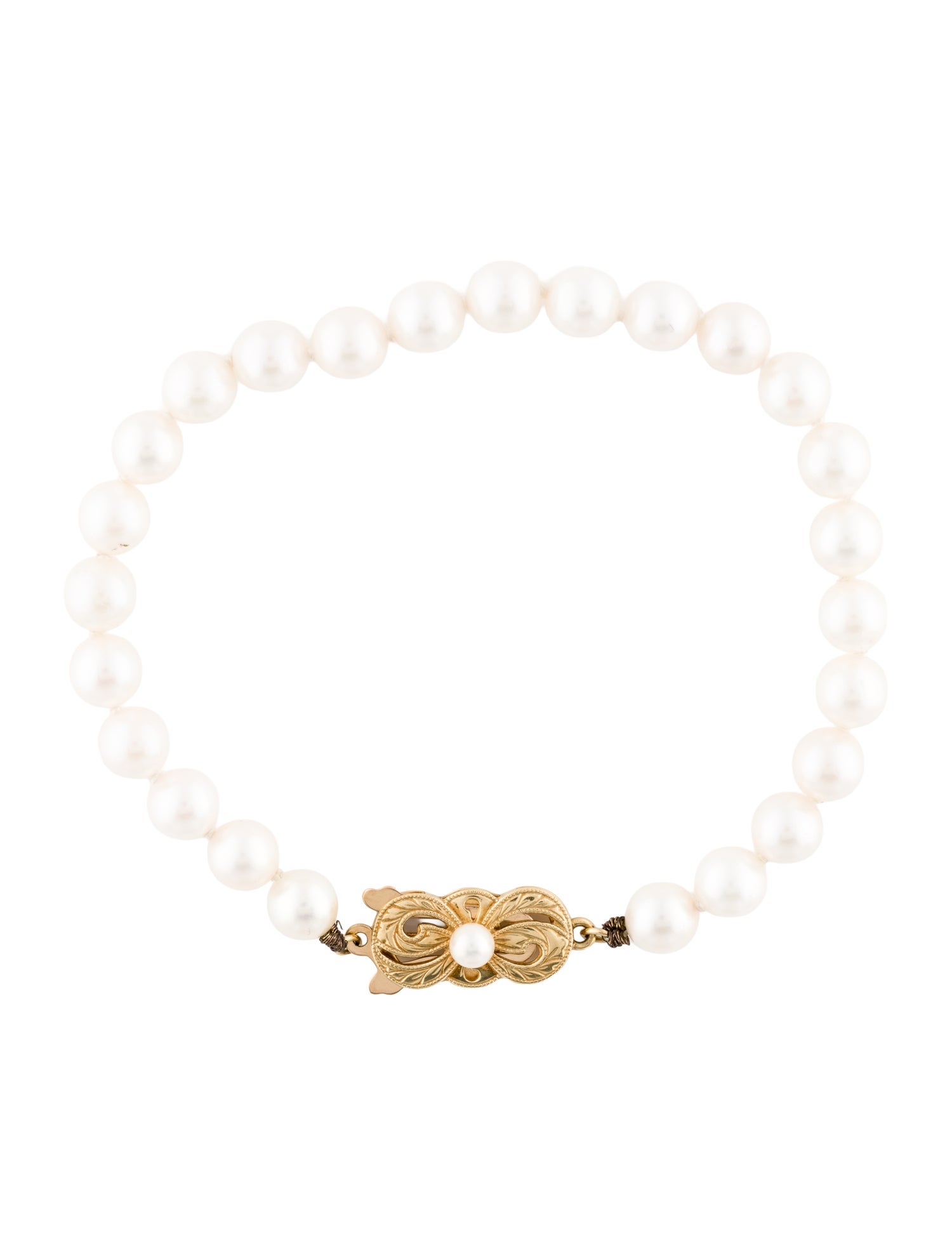Mikimoto 18K Akoya Cultured Pearl Bracelet