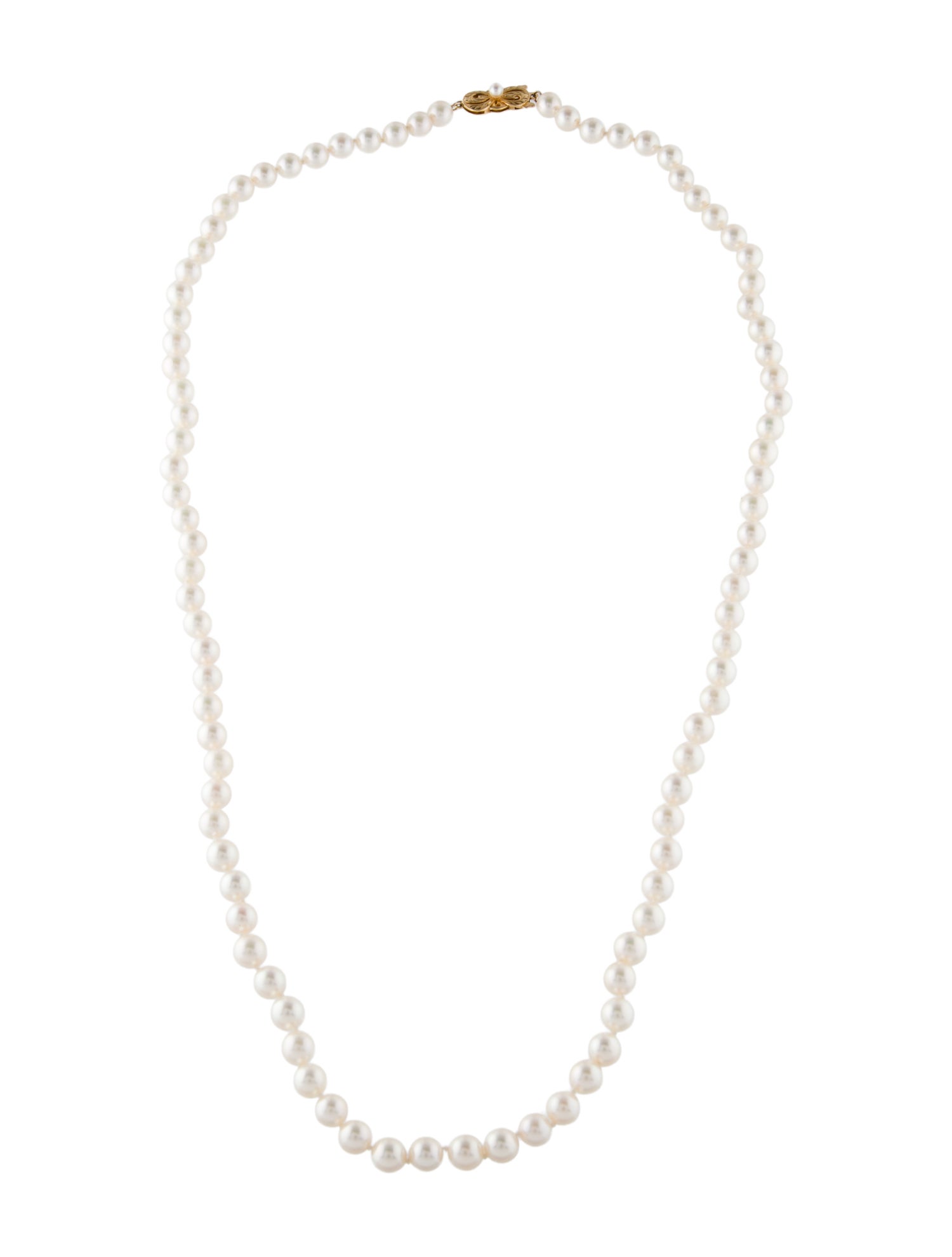 Mikimoto 18K Pearl Bead Strand Necklace