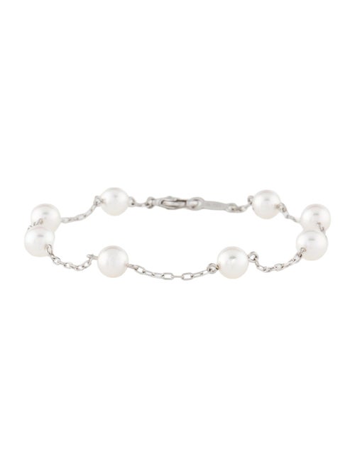 Mikimoto 18K Pearl Station Bracelet
