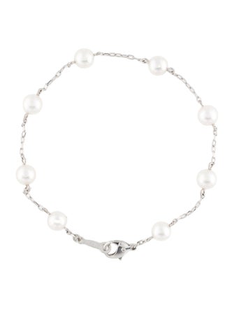 Mikimoto 18K Pearl Station Bracelet