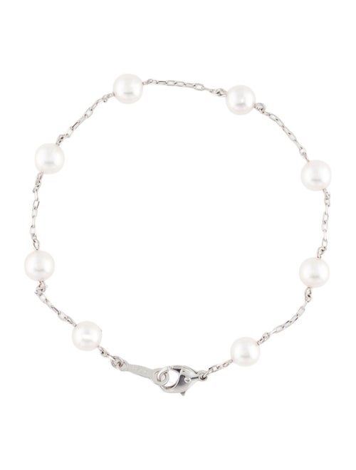 Mikimoto 18K Pearl Station Bracelet