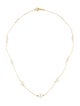 Mikimoto 18K Pearl Station Necklace