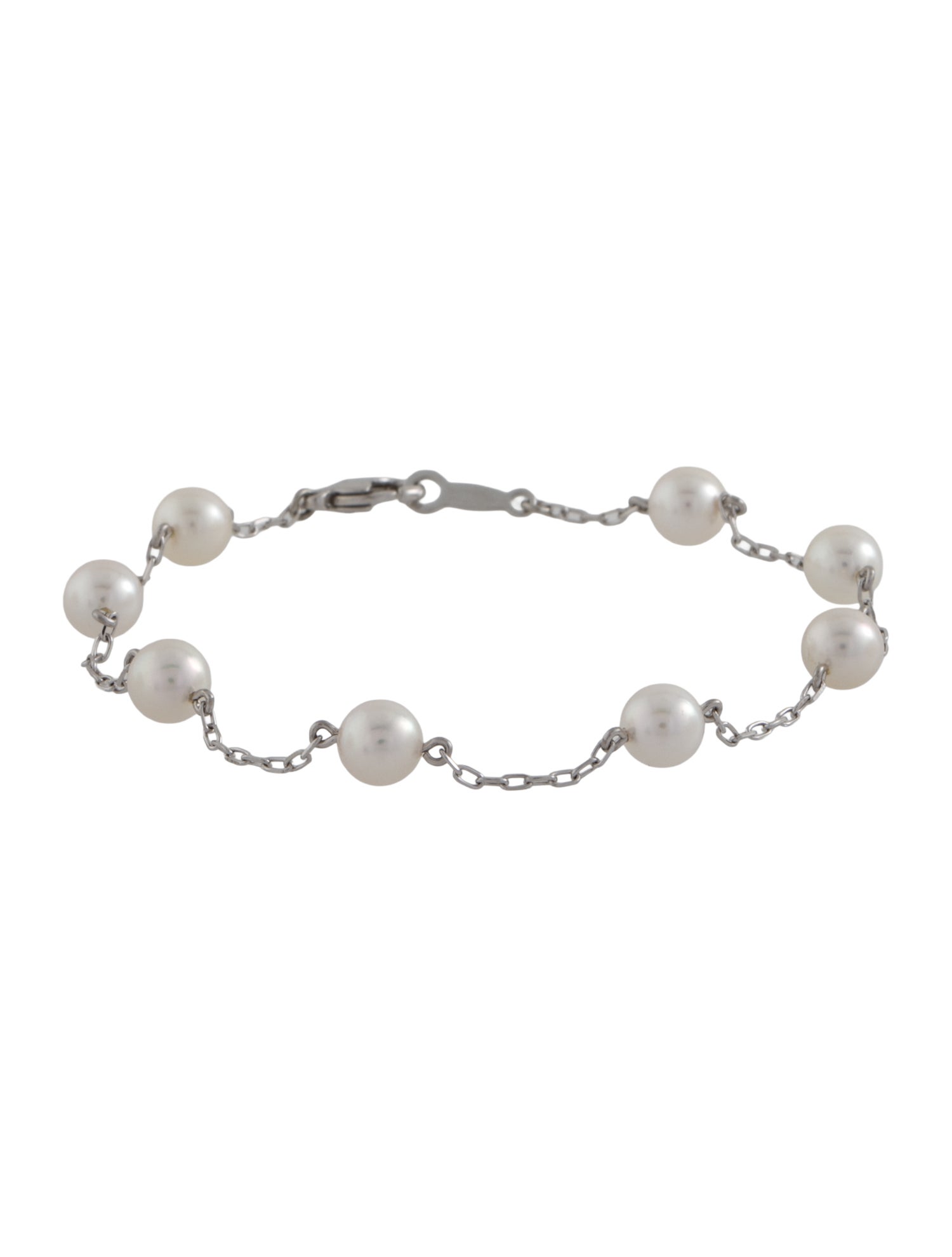Mikimoto 18K Pearl Station Bracelet