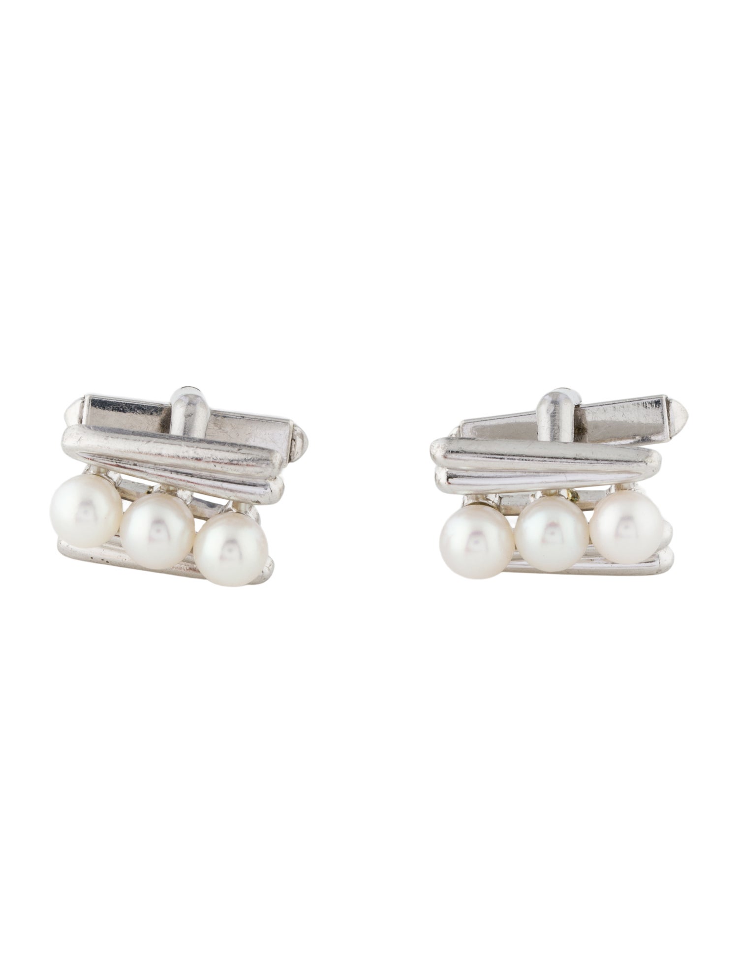 Mikimoto Pearl Cufflinks