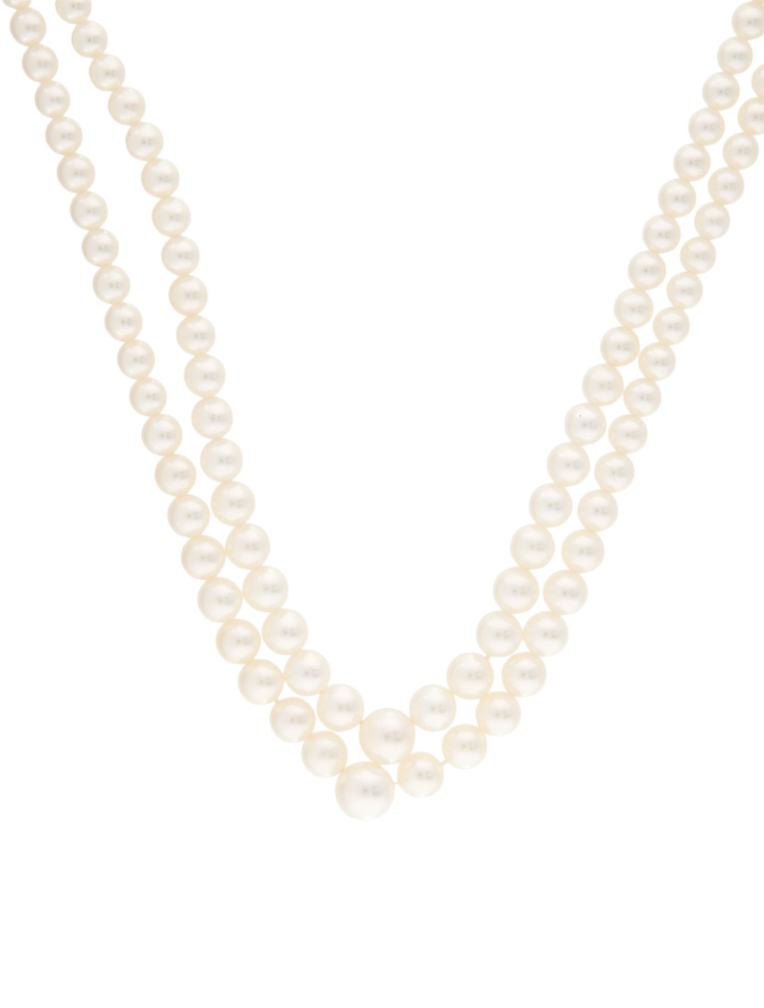 Mikimoto 18K Pearl Double Strand Necklace