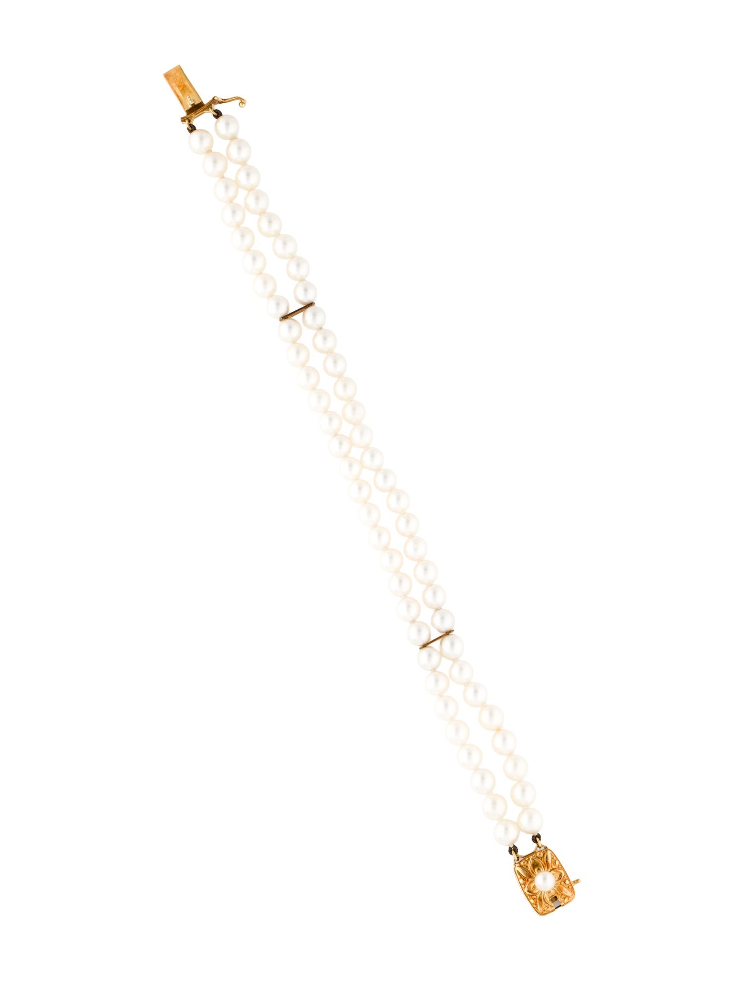 Mikimoto 18K Pearl Multi-Strand Bracelet