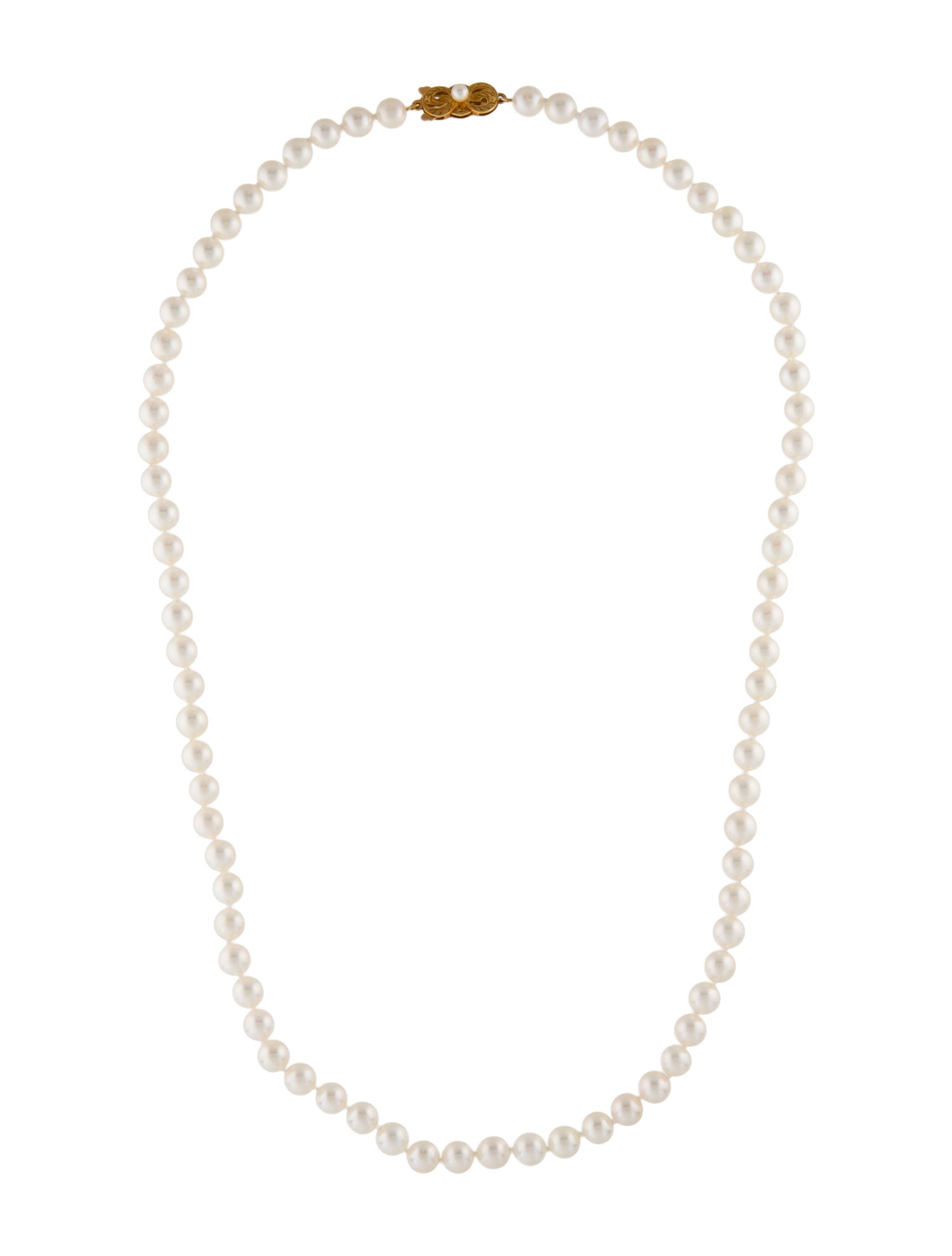 Mikimoto 18K Akoya Pearl Necklace