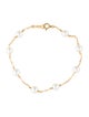 Mikimoto 18K Akoya Cultured Pearl Station Bracelet