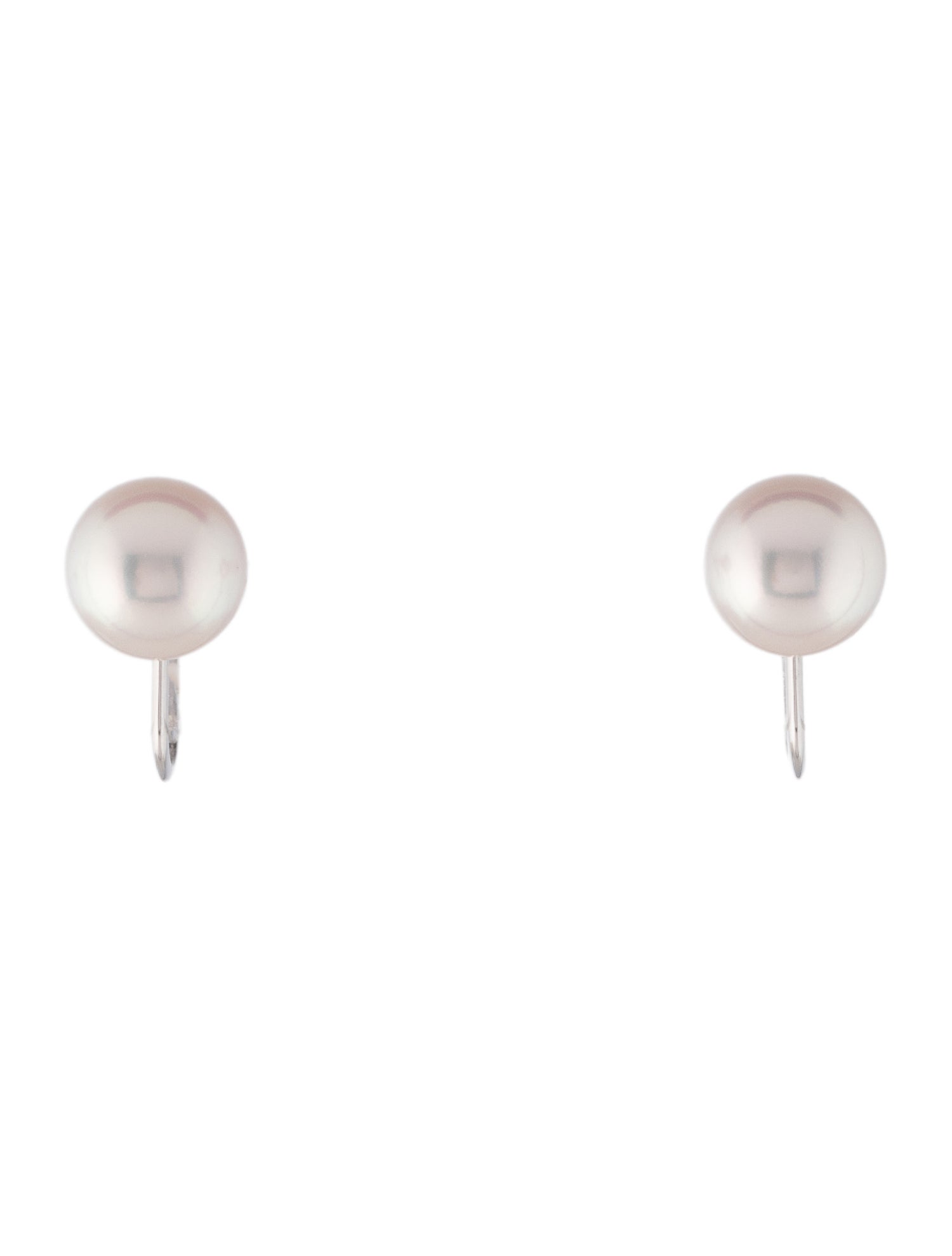 Mikimoto 18K Pearl Screw Back Earrings