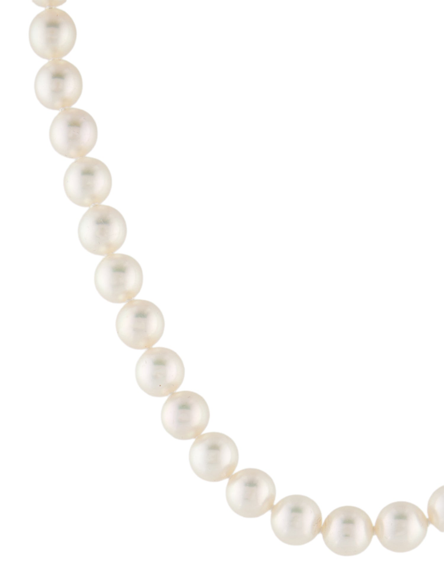 Mikimoto 18K Pearl & Diamond Strand Necklace