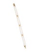 Mikimoto 14K Pearl Double Strand Station Bracelet