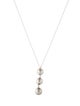 Mikimoto 18K Pearl & Diamond Pendant Necklace