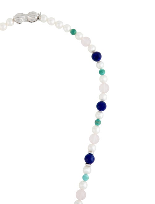 Mikimoto 18K Pearl & Multistone Strand