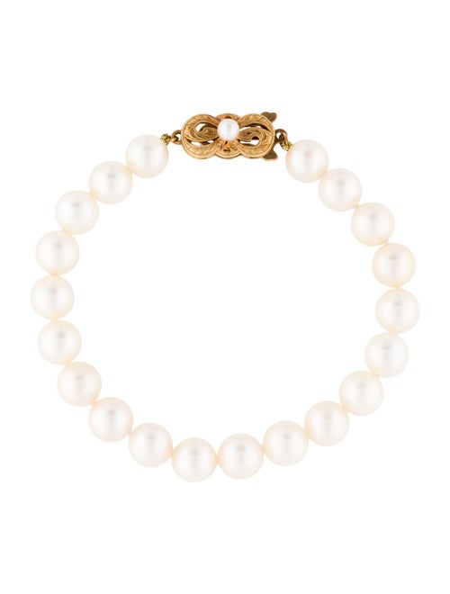 Mikimoto 18K Pearl Strand Bracelet