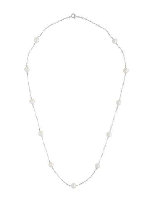 Mikimoto 18K Pearl Station Necklace