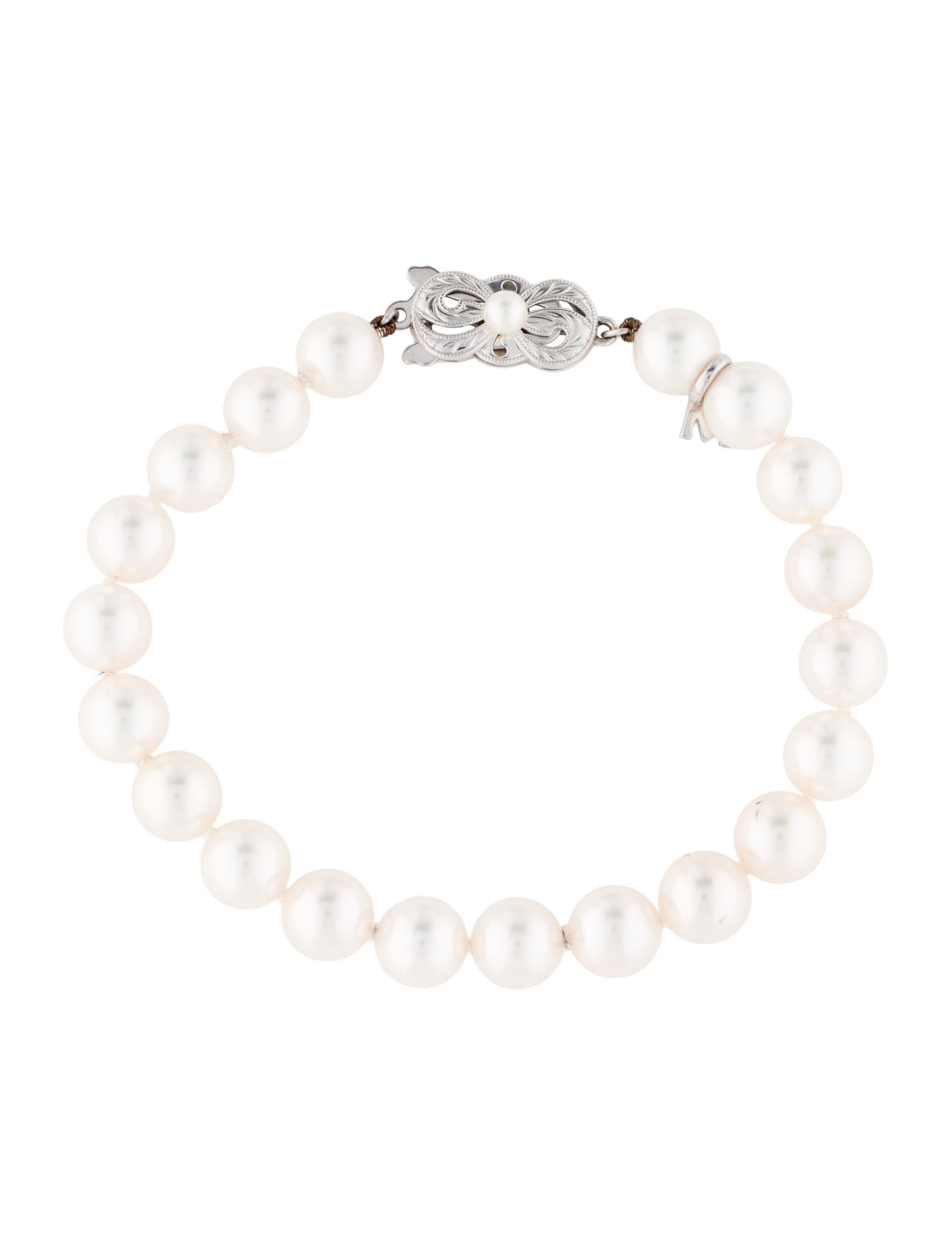 Mikimoto 18K Pearl Bracelet