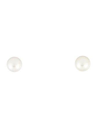 Mikimoto 18K Akoya Cultured Pearl Stud Earrings