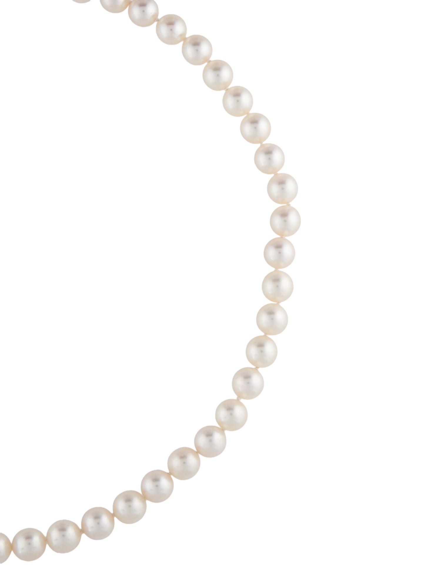 Mikimoto 18K Pearl Graduated Bead Necklace