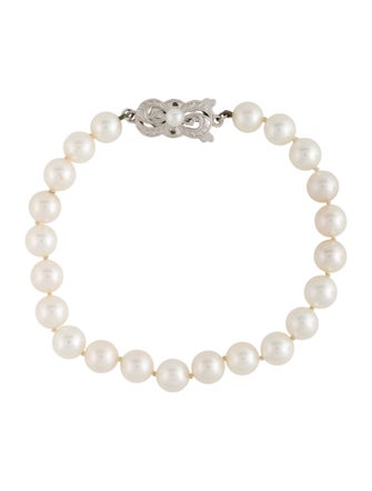 Mikimoto 18K Pearl Bead Strand Bracelet
