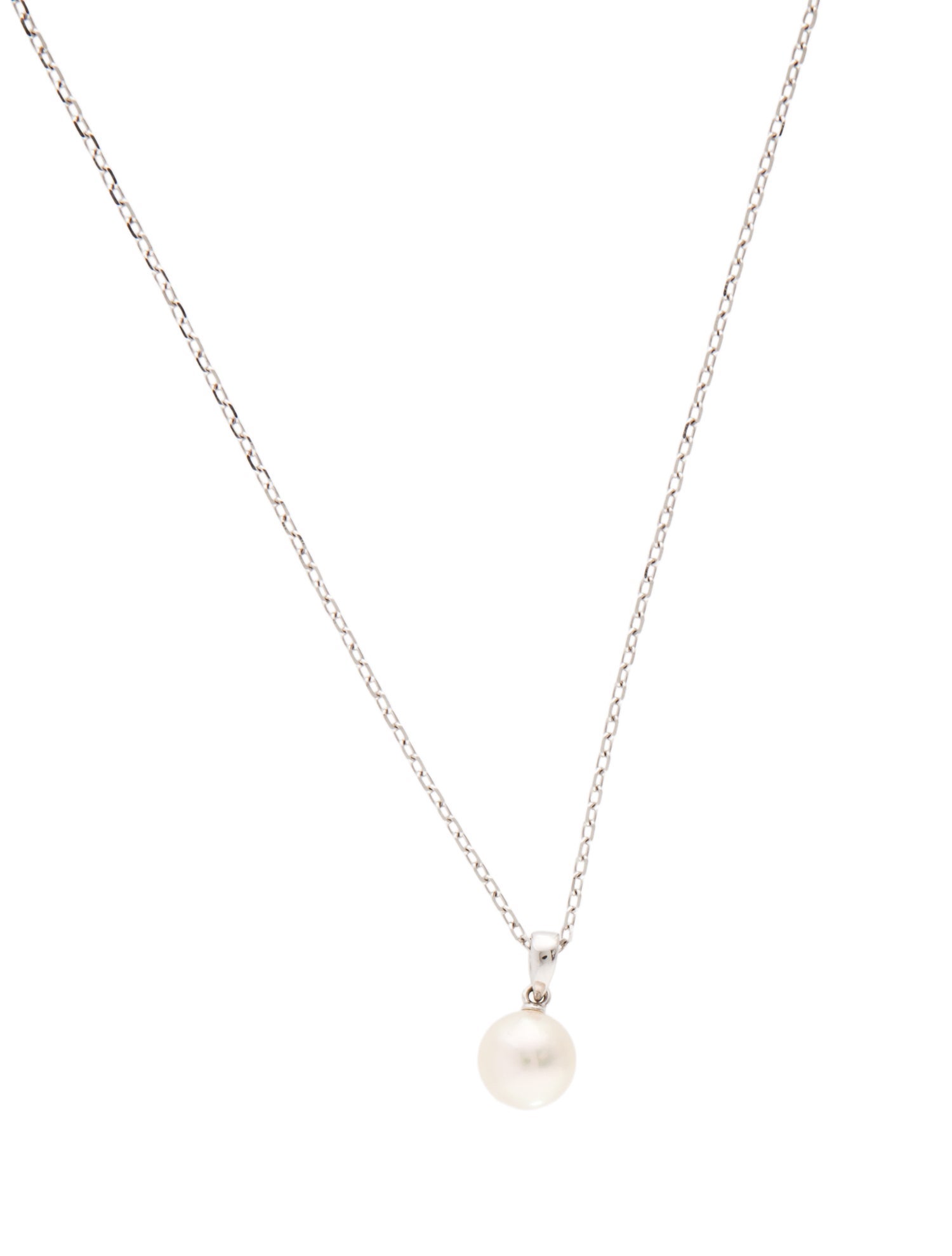Mikimoto 18K Pearl Pendant Necklace