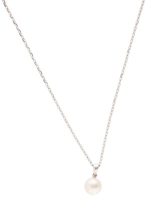 Mikimoto 18K Pearl Pendant Necklace