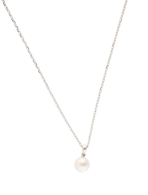 Mikimoto 18K Pearl Pendant Necklace