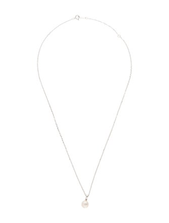 Mikimoto 18K Pearl Pendant Necklace