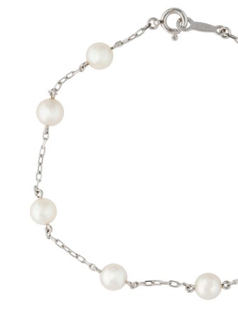 Mikimoto 18K Pearl Station Bracelet