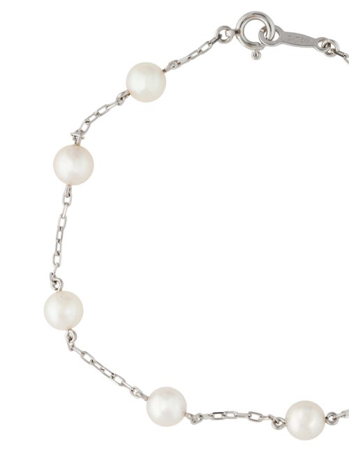 Mikimoto 18K Pearl Station Bracelet
