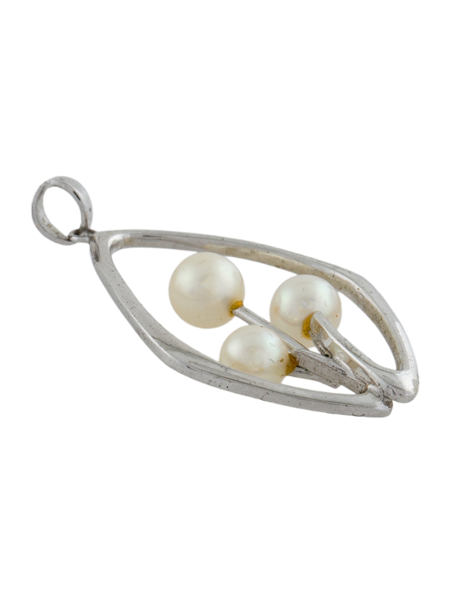 Mikimoto Cultured Pearl Branch Pendant