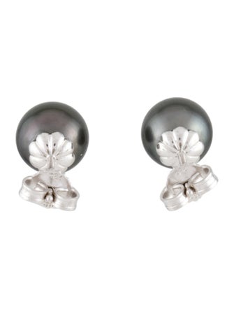 Mikimoto 18K Cultured Pearl Stud Earrings