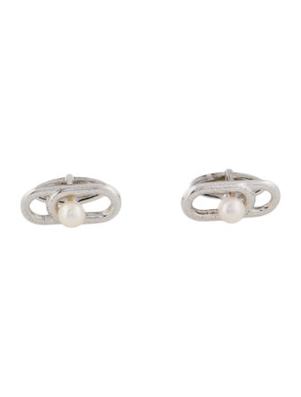 Mikimoto Pearl Cufflinks