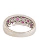 Mikimoto 18K Ruby & Diamond Band
