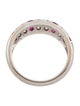 Mikimoto 18K Ruby & Diamond Band