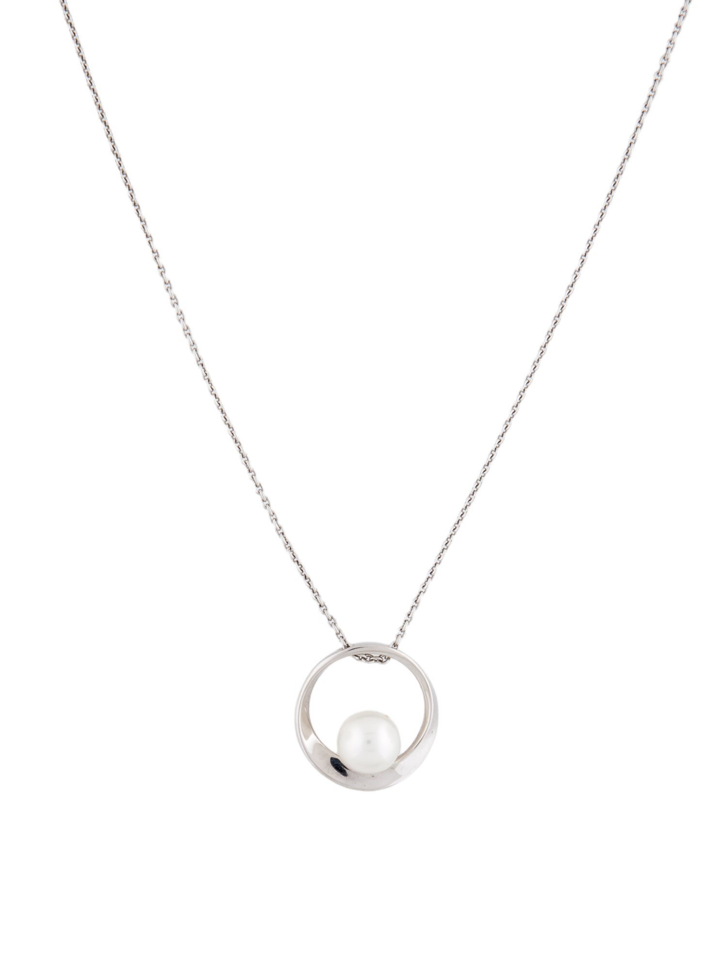 Mikimoto 18K Pearl Pendant Necklace