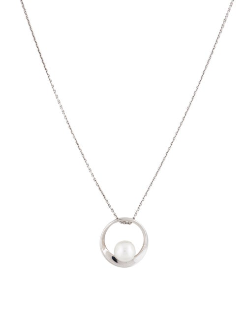 Mikimoto 18K Pearl Pendant Necklace