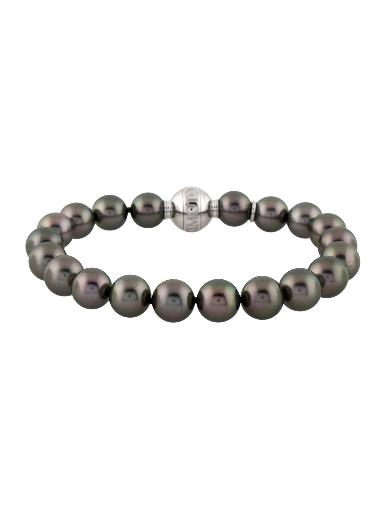 Mikimoto 18K Pearl & Diamond Beaded Bracelet