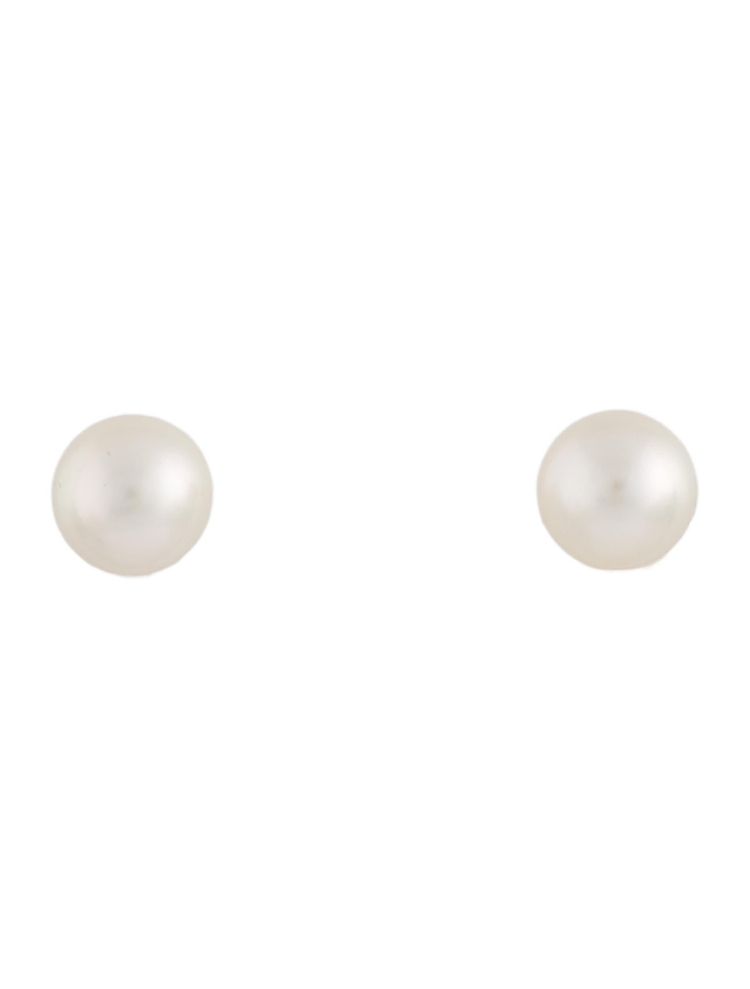 Mikimoto 18K Pearl Stud Earrings
