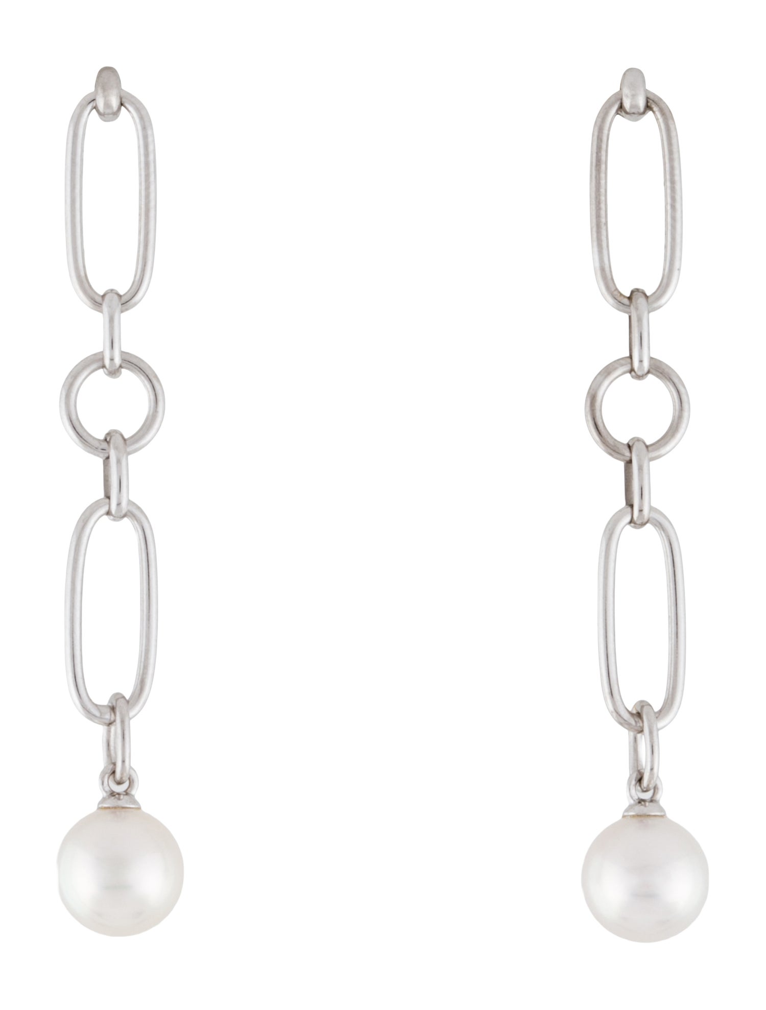 Mikimoto 18K Akoya Cultured Pearl Drop Earrings