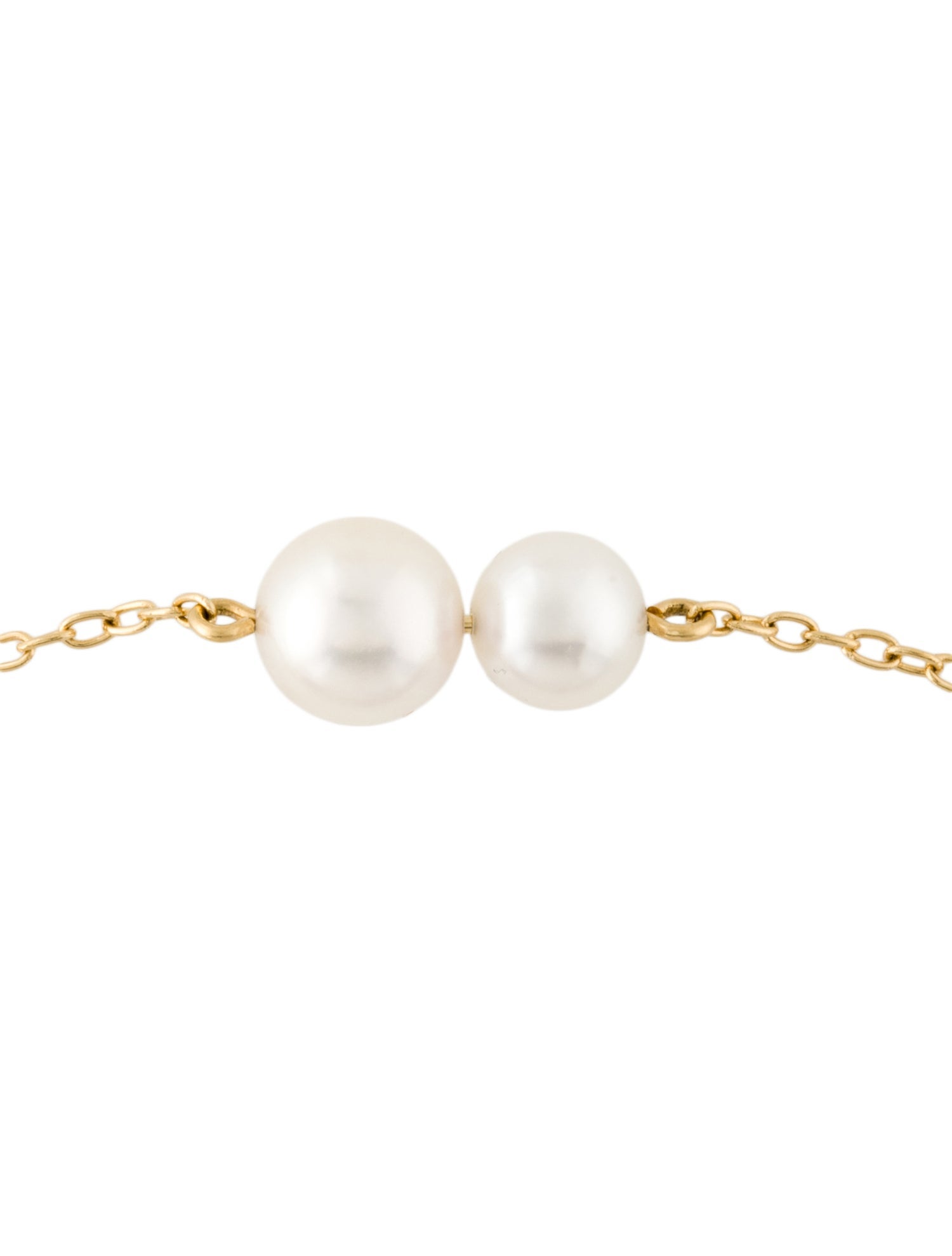 Mikimoto 18K Akoya Cultured Pearl Station Bracelet