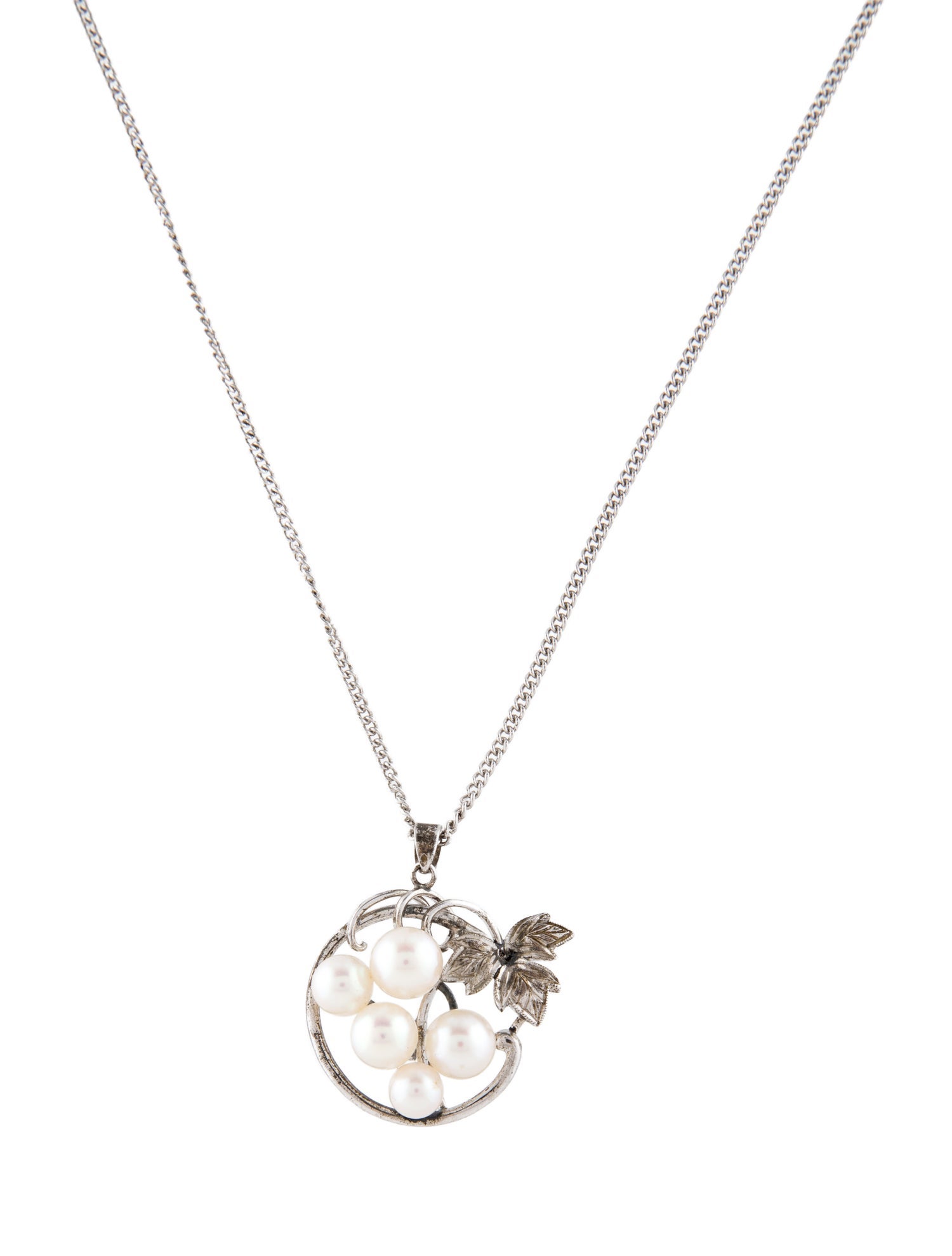 Mikimoto Pearl Grape Pendant Necklace