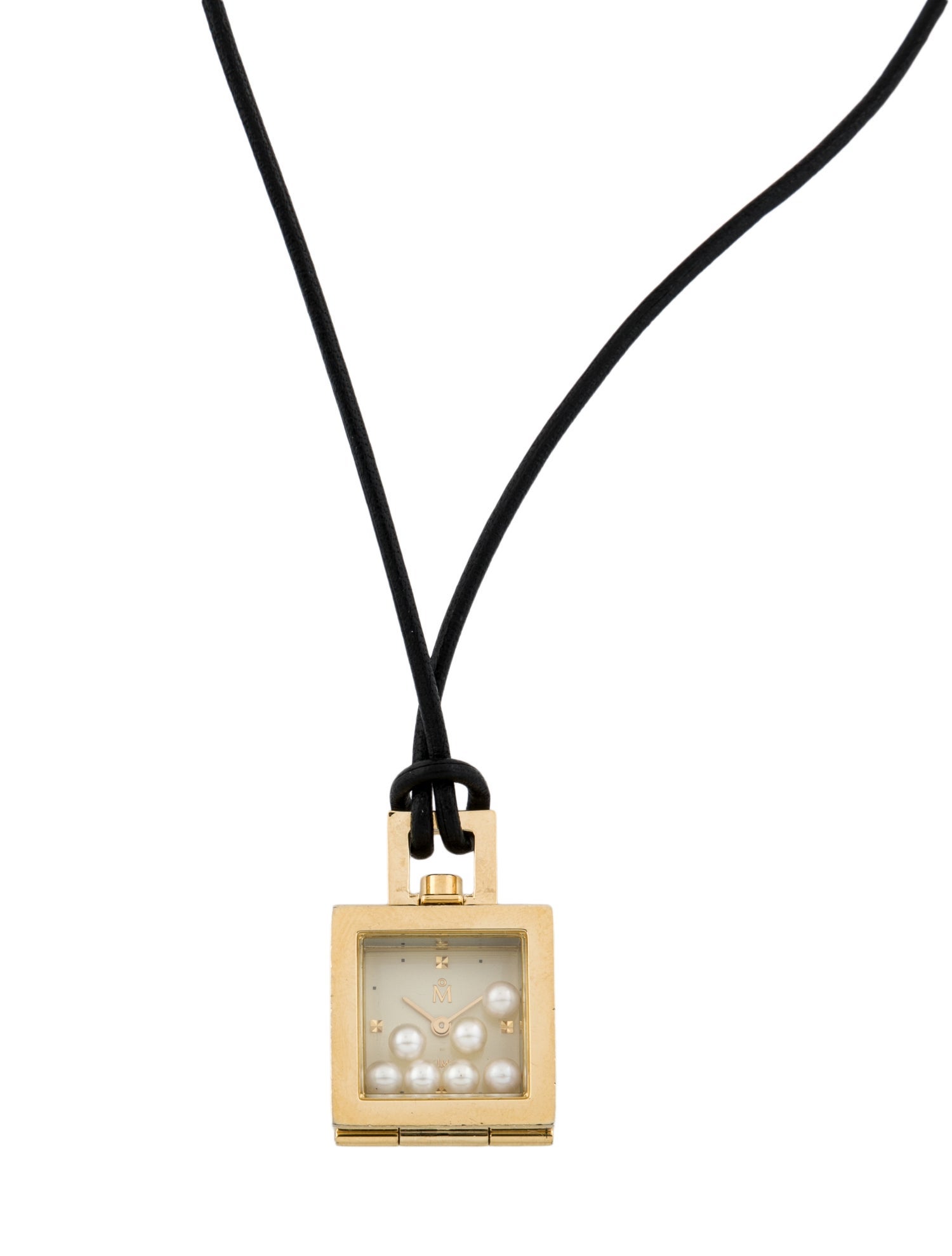 Mikimoto Pendant Necklace Watch