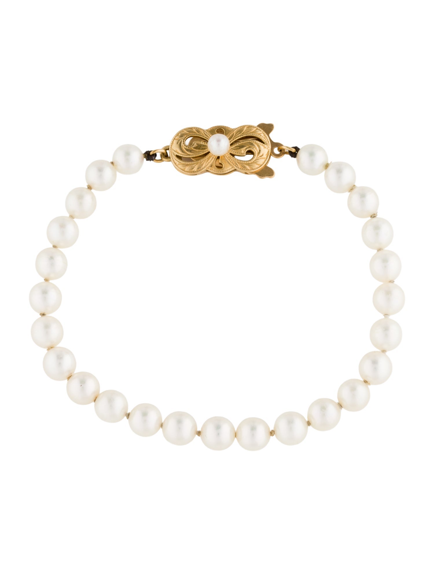 Mikimoto 18K Pearl Bracelet